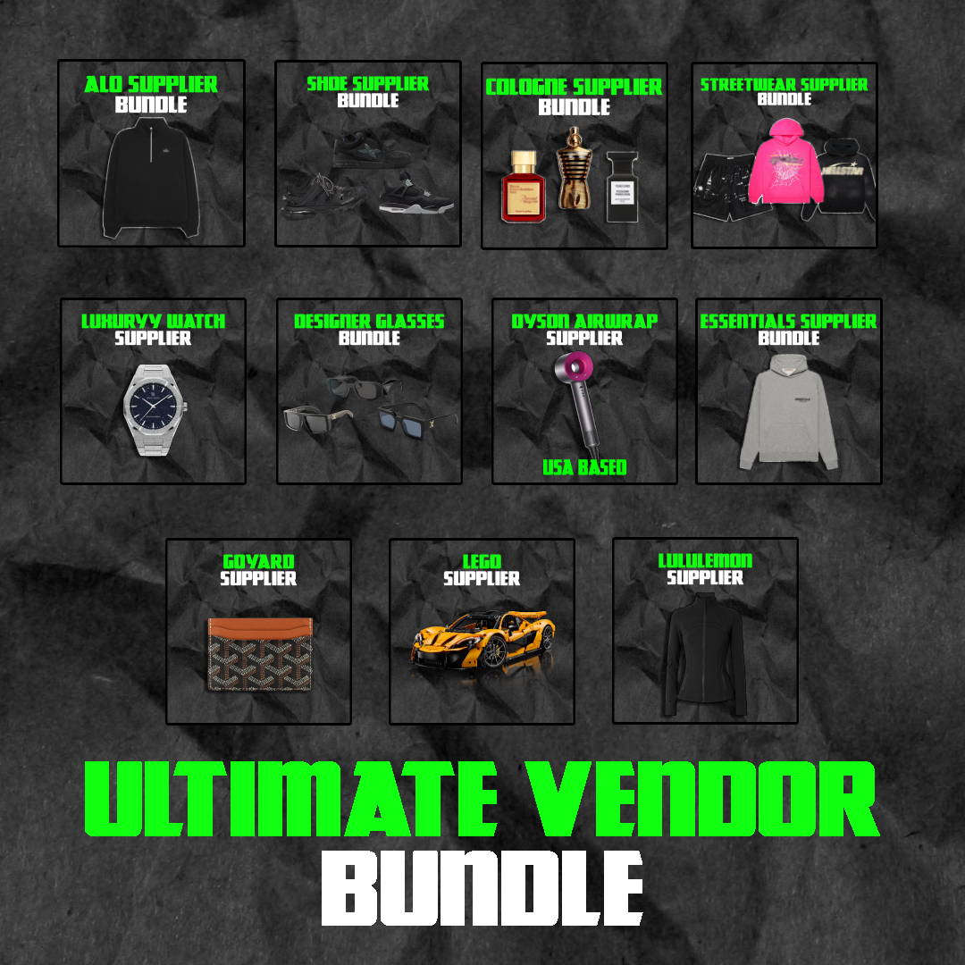 ULTIMATE VENDOR BUNDLE